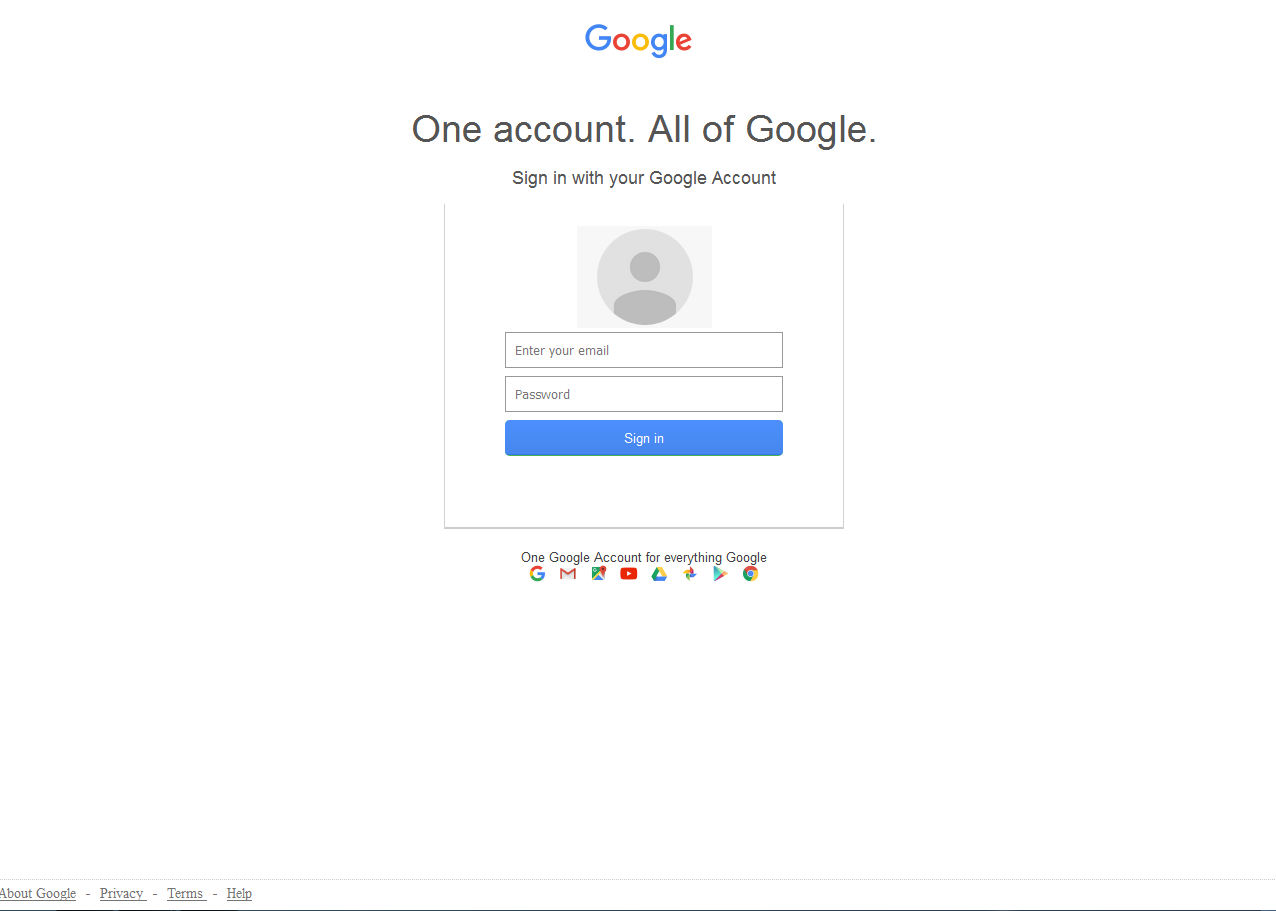 Gmail phishing page download